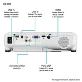 EPSON EB-W51 3LCD Projector WXGA 1280x800 4000Lumens Mobile
