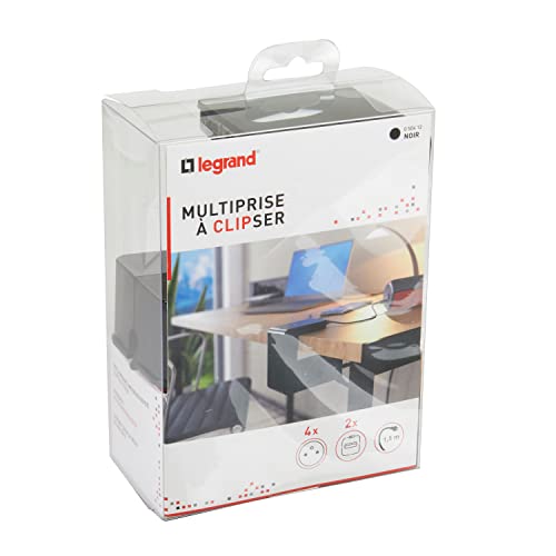 Rallonge multiprise clipsable avec 4 prises