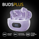 INTENSO Ecouteurs BUDS PLUS sans fil, violets