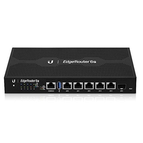 Ubiquiti ER-6P Networks EdgeRouter 6P Routeur connecté Gigabit Ethernet Noir
