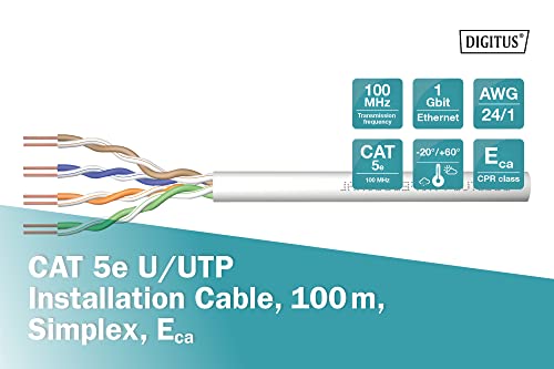 Digitus DK-1511-V-1-1 câble de réseau Gris Cat5e U/UTP (UTP)