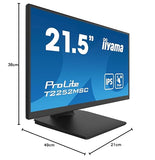 IIYAMA- Afficheur professionnel tactile 22   T2252MSC-B2