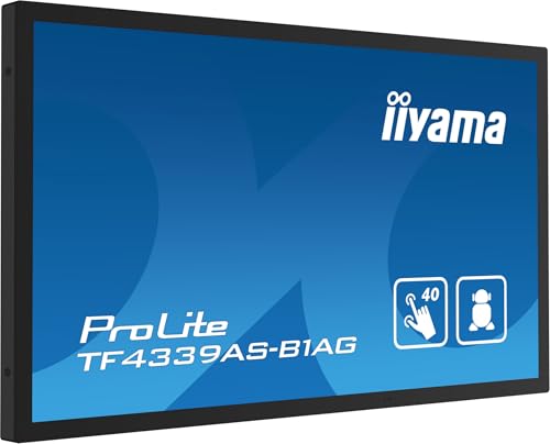 43" Bonded PCAP Anti-glare Bezel Free 40