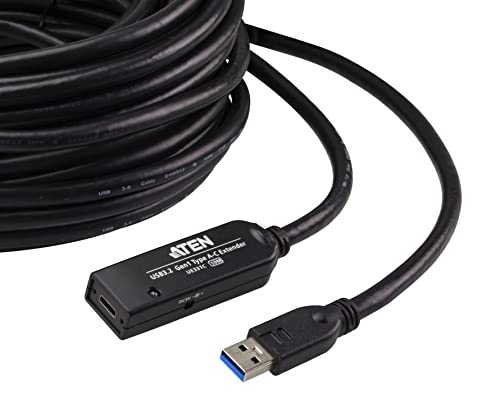 ATEN UE331C-AT-G câble USB USB 3.2 Gen 1 (3.1 Gen 1) USB A USB C 5 Gbit/s Noir
