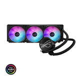 ASUS ROG RYUO III 360 ARGB all-in-one CPU liquid cooler with Asetek 8th gen pump solution and Anime Matrix LED Display