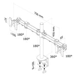 NEOMOUNTS FPMA-D960D Support décran à fixer 10-27p