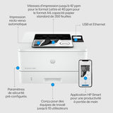 HP LaserJet Pro Imprimante 4002dn - Imprimer - Impression recto-verso; Vitesses de premiere page imprimée; Éco-énergétique; Taille compacte; Sécurité renforcée