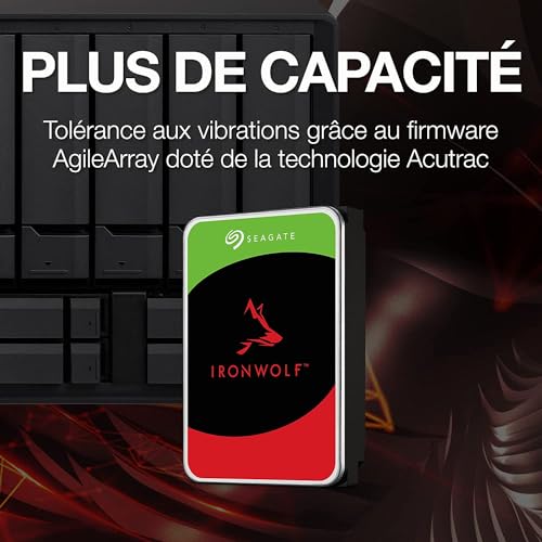 SEAGATE Ironwolf 8000 8To 7200rpm SATA III 3.5p NAS HDD Retail SinglePack