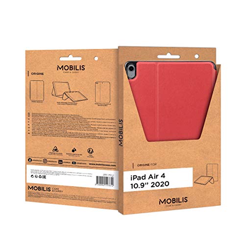 MOBILIS Protection à rabat Origine pour iPad Air 5/ iPad Air 4 10.9   - Rouge