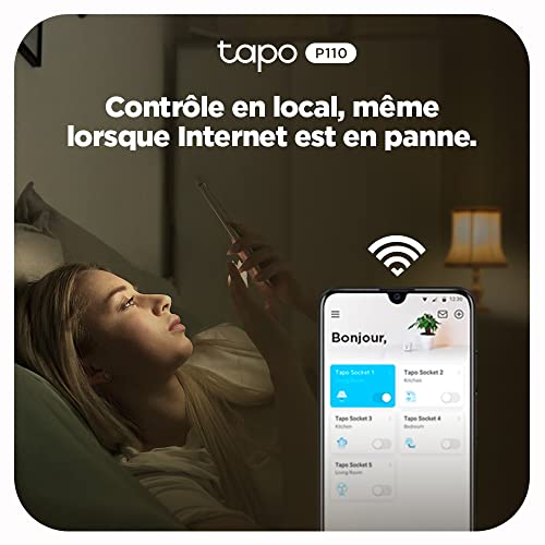 TP-LINK TAPO P110 Mini Smart Wi-Fi Socket Energy Monitoring Replace the EOL model HS110