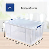 FELLOWES ProStore Storage Box 70L