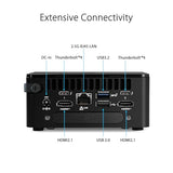 ASUS RNUC13ANKI3048C2I NUC 13 PRO mini-PC Intel Core i3-1315U 2X4Go 512Go W11P Arena Canyon i3 EU Cord