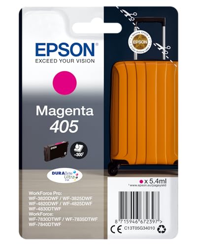 EPSON 4LB Singlepack Black 405 DURABrite Ultra Ink