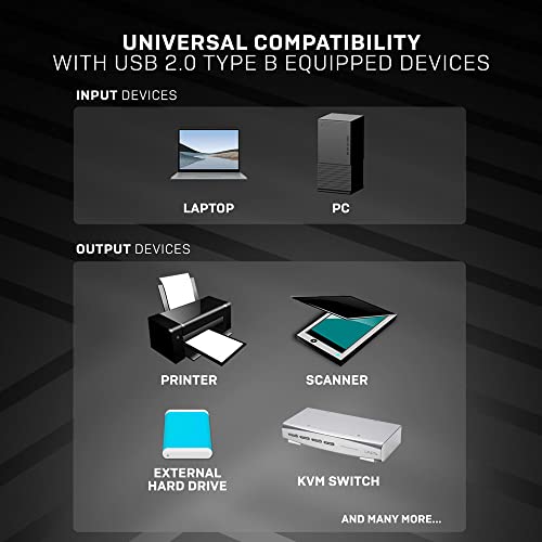 LINDY Câble USB 2.0 type A vers B Anthra Line 2m