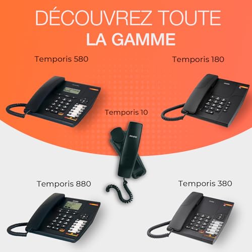 Alcatel temporis 180 téléphone de bureau
