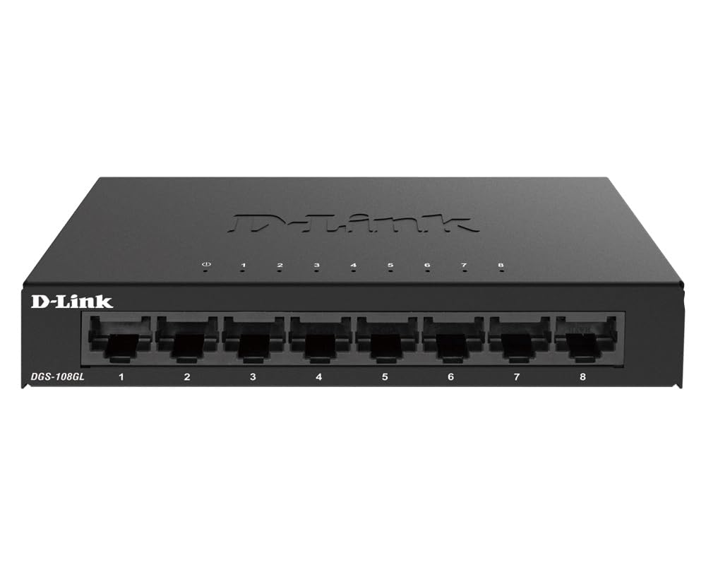 D-LINK 8-Port Layer2 Gigabit Light Switch without IGMP