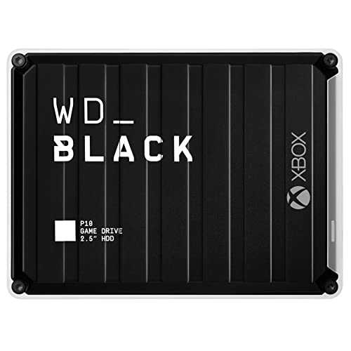 WD BLACK P10 GAME DRIVE FOR XBOX 5To USB 3.2 2.5p Black / White RTL