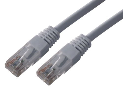 MCL network cable CAT 5e RJ45U / UTP - 0.5m Grey