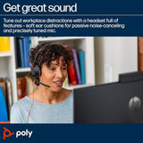 POLY Blackwire C5210 casque MS USB-C/A+Jack - 1 écouteur