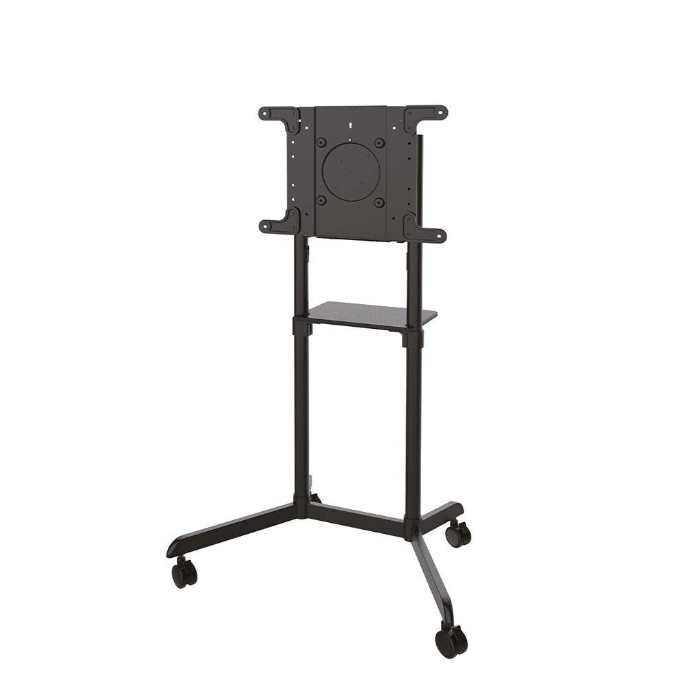 NEOMOUNTS NS-M1250BLACK Support au sol pour écran 37-70p - rotatif - étagère multimédia incluse