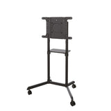 NEOMOUNTS NS-M1250BLACK Support au sol pour écran 37-70p - rotatif - étagère multimédia incluse