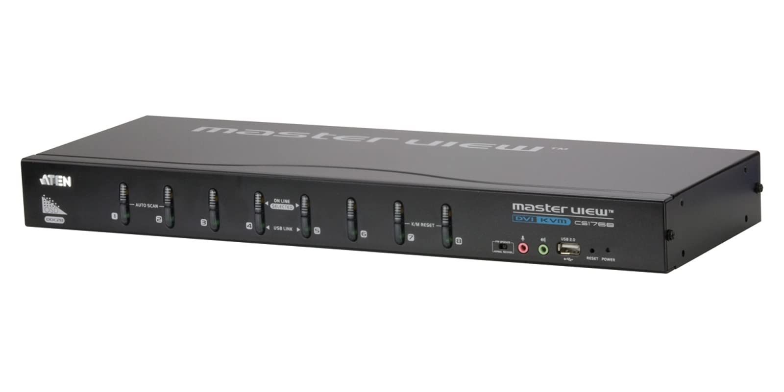 Aten CS1768 - Switch KVM DVI/USB + Audio 8 ports Single Link