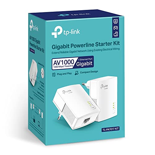 TP-LINK TL-PA7017 KIT CPL AV1000 Gigabit Pack de 2