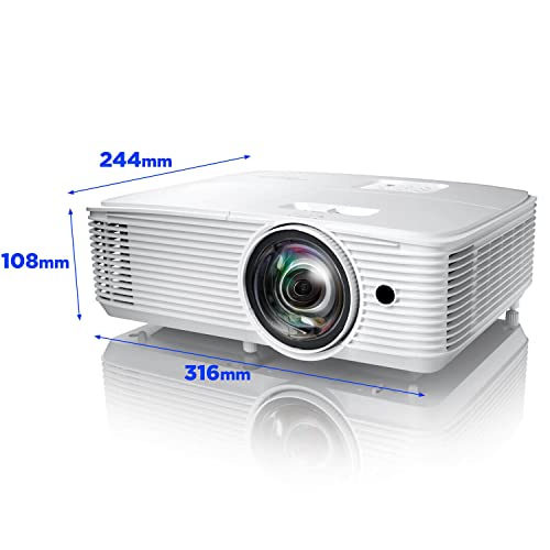 Optoma H117ST Projecteur a focale courte 3800 ANSI lumens DLP WXGA (1280x800) Compatibilité 3D Blanc