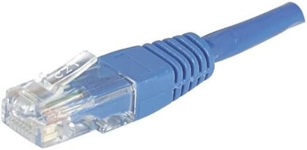 Cordon RJ45 CAT 6 U/UTP bleu - 1,5 m