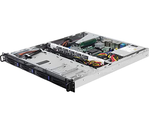 ASRock 1U4LW-B650/2L2T, Rack 1U, UP, AMD Ryzen 7000, 4xLFF, 2xGbE, 2x10GbE, Fixed PSU, IPMI