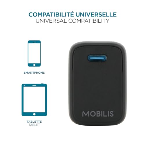 MOBILIS CHARGEUR SECTEUR - 20WPOUR SMARTPHONE - TABL