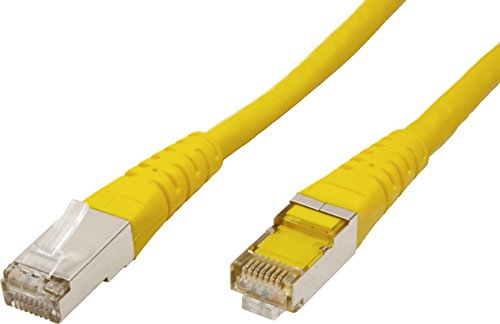 Cordon RJ45 catégorie 6 F/UTP jaune - 1 m