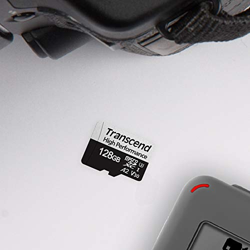 TRANSCEND 64Go microSD avec adaptateur SD UHS-I U3 A2 pour les consoles de jeux portables