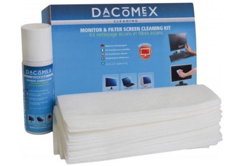 DACOMEX Kit de nettoyage écran LCD/plat 85ml + chiffon