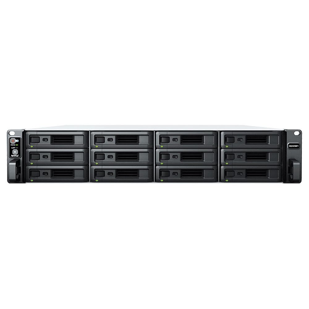 SYNOLOGY RS2423RP+ 12-BAY Rackstation AMD Ryzen Embedded V1780B QUAD CORE 8Go RAM HDD/SSD Only