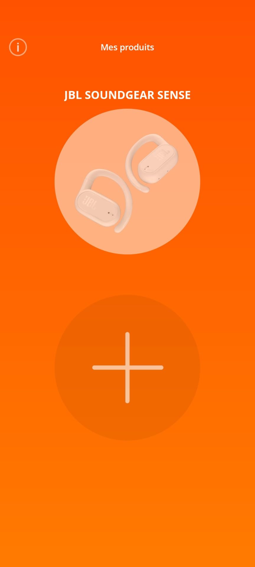 JBL Soundgear Sense Blanc