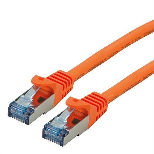 Cordon RJ45 catégorie 6A F/UTP LSOH snagless orange - 2 m
