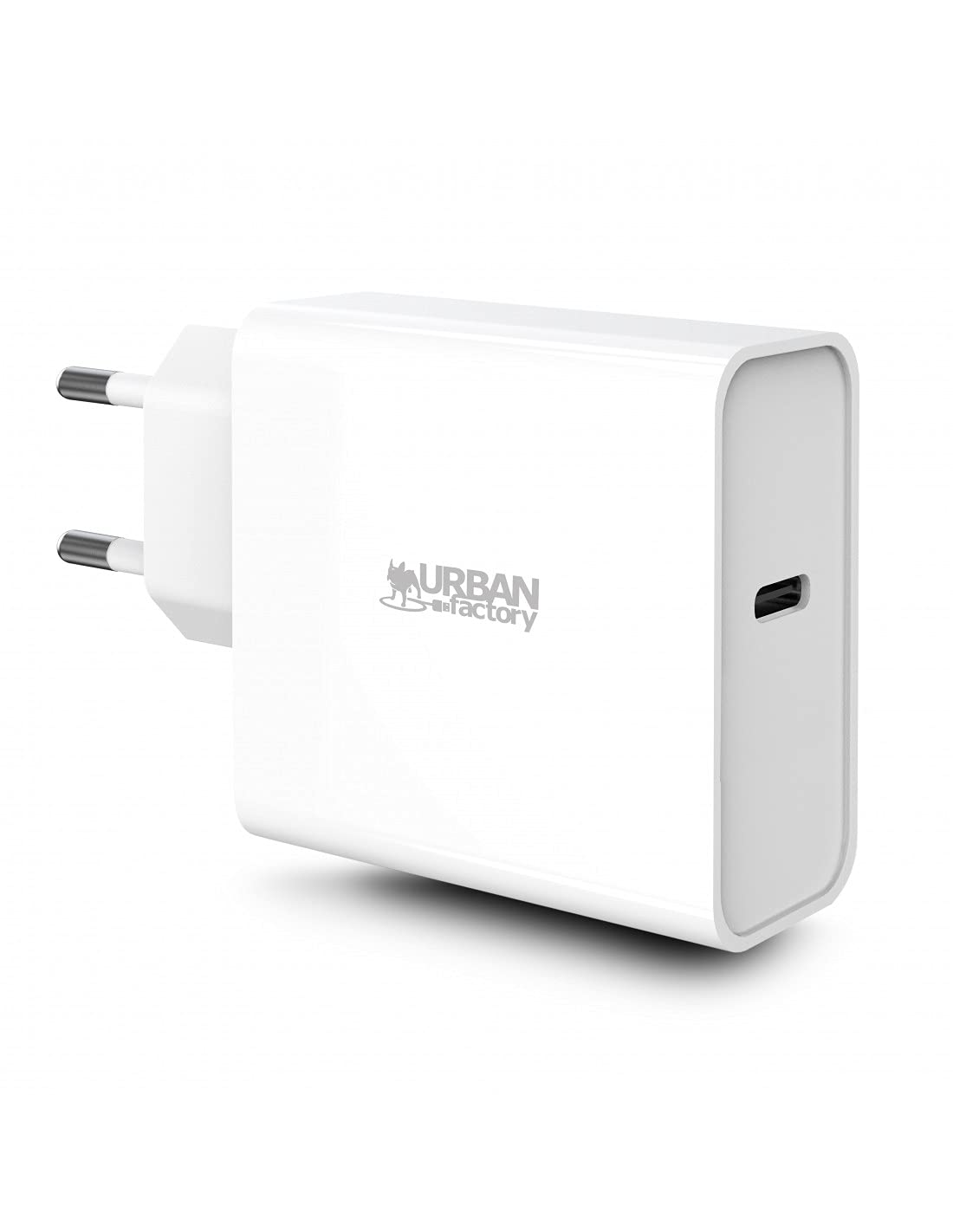 URBAN FACTORY Powee Chargeur Secteur USB-C 65W Blanc