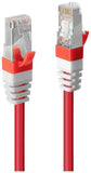 LINDY S/FTP Cat.6A Cable Red 7.5m LSOH incl. Testprotocol
