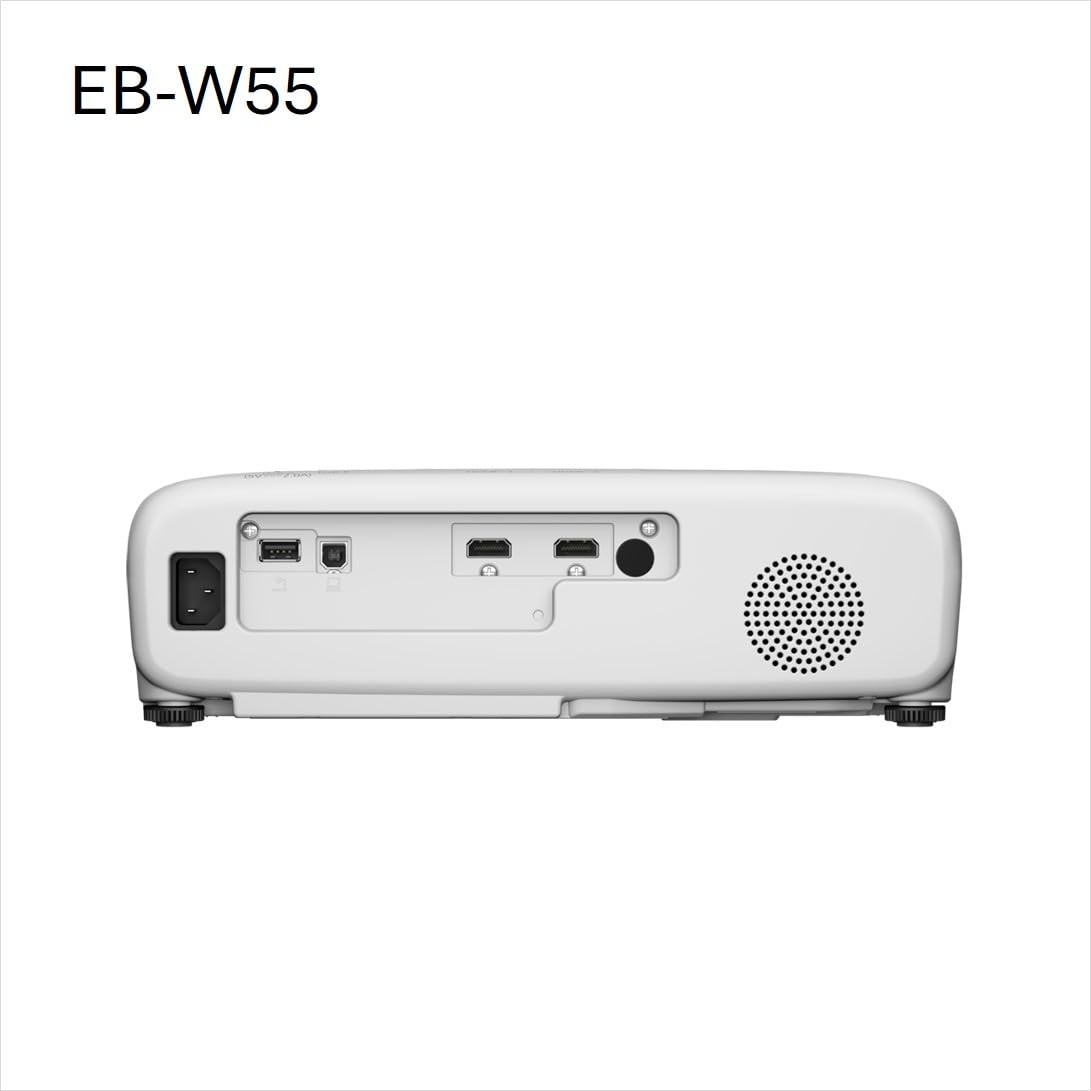 EPSON EB-W55 Projecteur 3LCD- WXGA- 4000 lumens- 16.000: 1 - 1,30 - 1,56:1 - HDMI (2x), USB 2 A et B-  Wi-Fi 6E- Garantie 2 ans