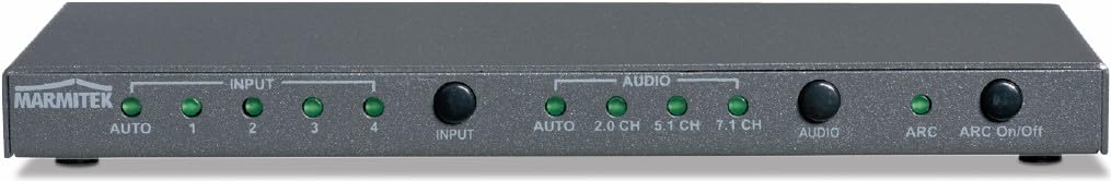 MARMITEK CONNECT 621 SWITCH HDMI 4K 4:1 avec sortie audio