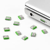 SMARTKEEPER / 10x Bloqueurs USB-C Vert
