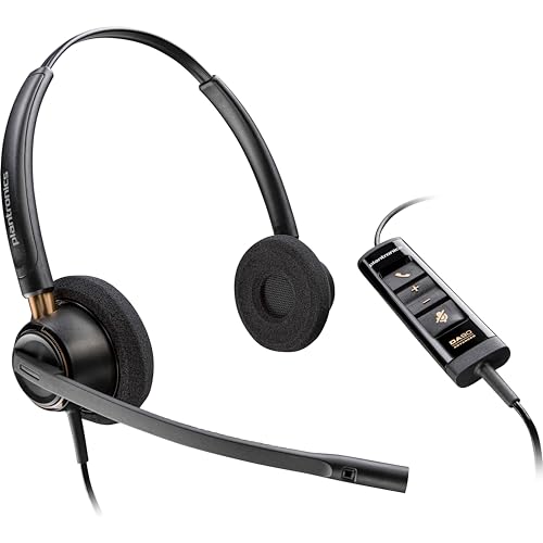 POLY EncorePro 525-M Casque Centre d appel USB-A Teams 2 écouteurs