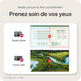LG 24U421A-B - Écran LCD incurvé  - 24"  -1920 x 1080 Full HD  @ 100 Hz - VA - 250 cd/m² - 1000:1 - HDR10 - 5 ms - HDMI, USB-C 15W