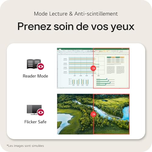 LG - Ecran LCD incurve - 24p 1920x1080 FHD 100 Hz - VA - 5 ms - Inclinable - Garantie 3 ans