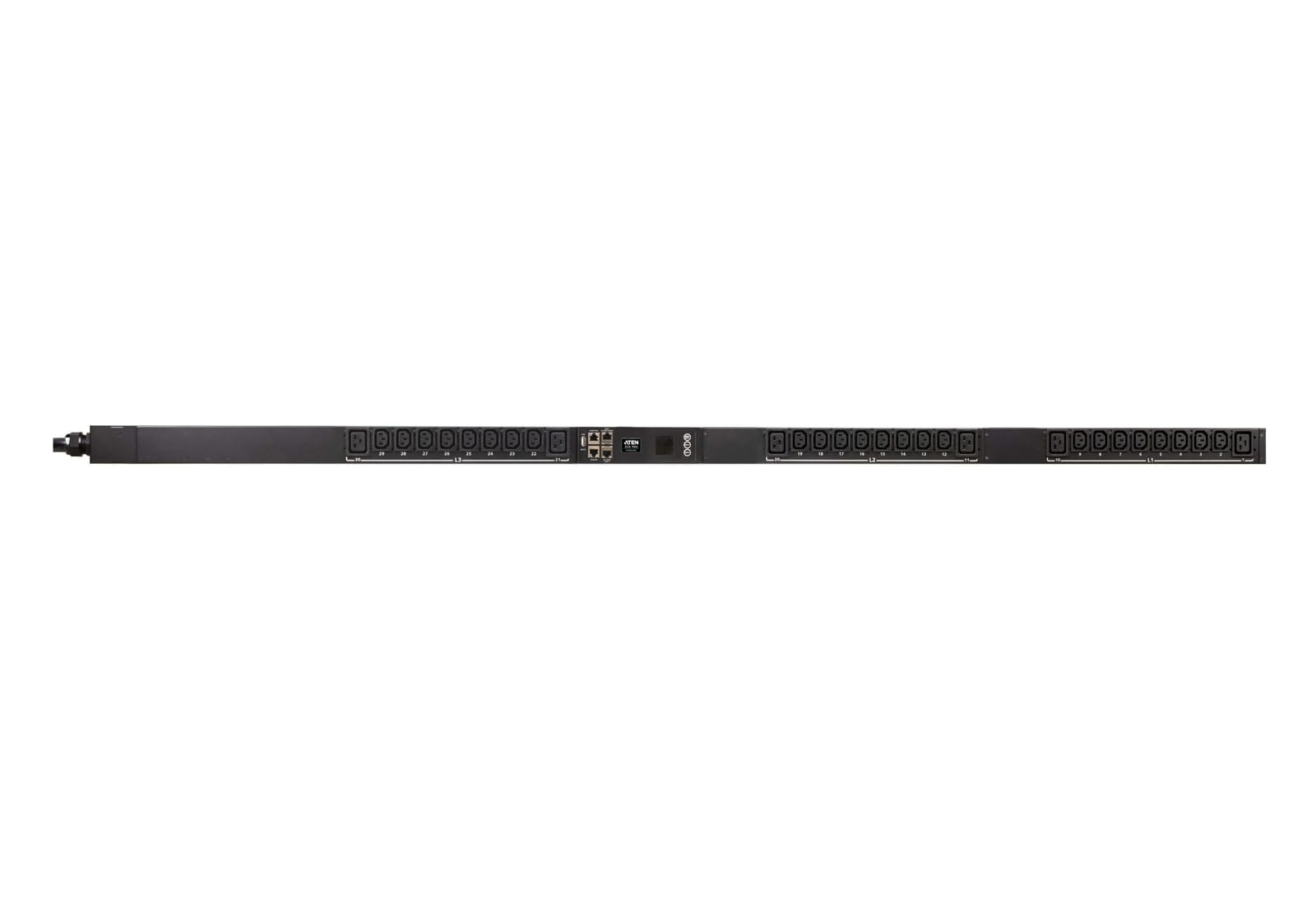 ATEN PG98230G Multiprise PDU IP Zéro U Tri-phasé 16A - 30 Prises 24xC13 6xC19