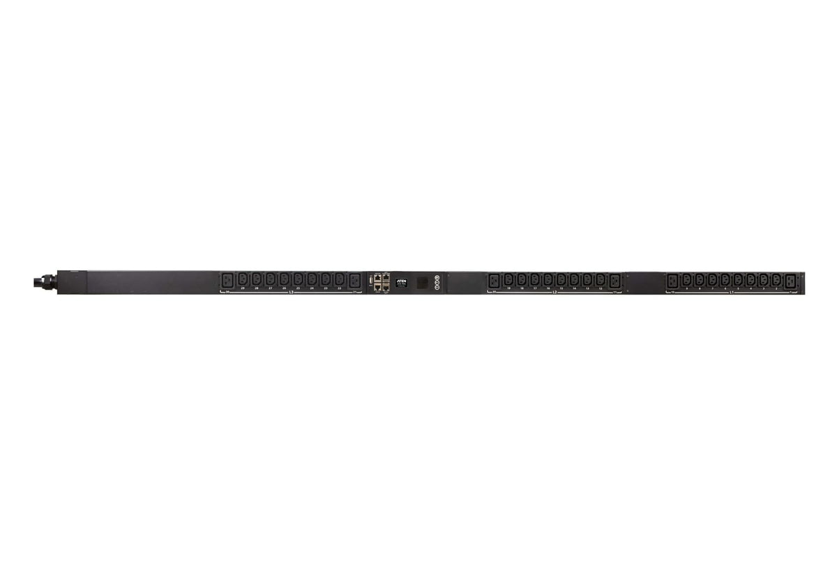 ATEN PG98230G Multiprise PDU IP Zéro U Tri-phasé 16A - 30 Prises 24xC13 6xC19