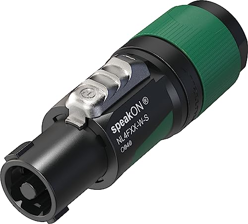 Fiche Speakon 4 points serie X diametre small