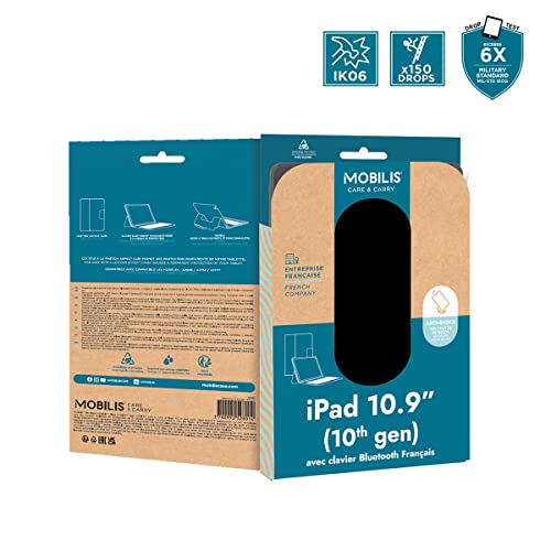 Case iPad 10.9 10th French Bluetooth Key