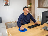 TRUST Tapis de souris ergonomique BIGFOOT - bleu